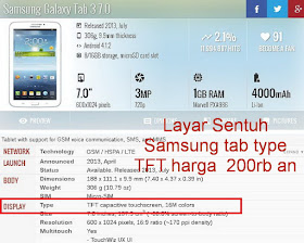 ganti layar samsung galaxy tab