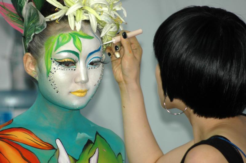 Inspired Body Painting Female