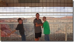 jo, grant, katie in front of superpit
