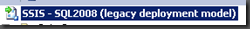 Integration Services legacy deployment model
