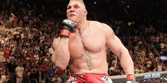 Brock Lesnar Aggresive After Win, UFC 200