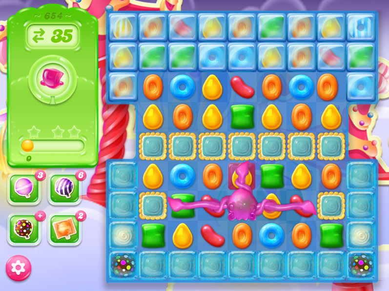 Candy Crush Jelly Saga level 654