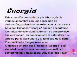 significado del nombre Georgia