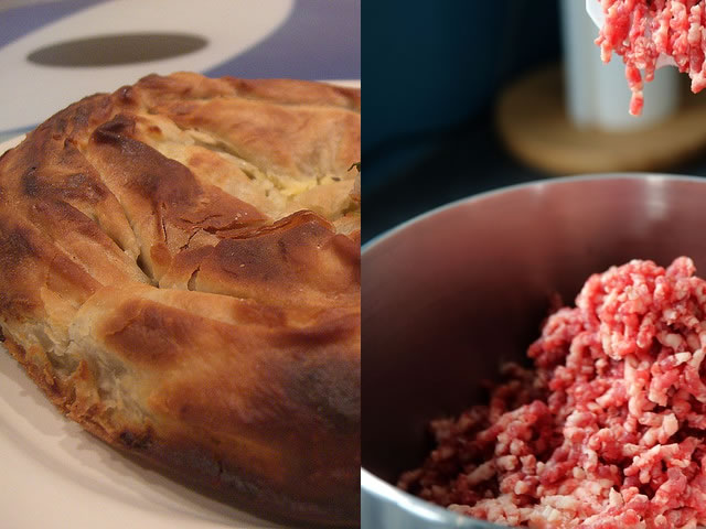 borek au boeuf haché, légumes et épices Ramadan, Ramazan