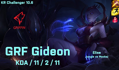 GRF Gideon Elise JG vs SN SofM Maokai - KR Challenger 10.6