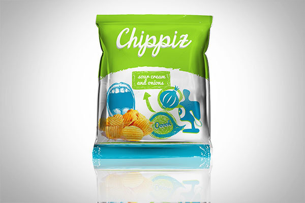 Chippiz attractive pouch packaging design