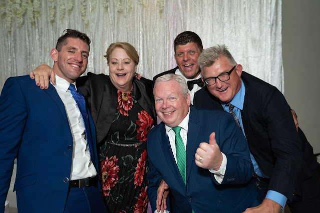 Family and Friends grouped together St. Lucie Trail Golf Club Wedding Photos by Stuart Wedding Photographer Heather Houghton Photography