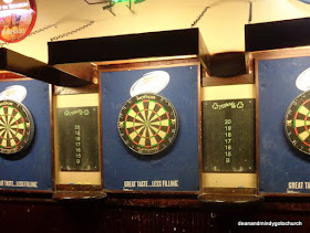 dart boards at McHale's