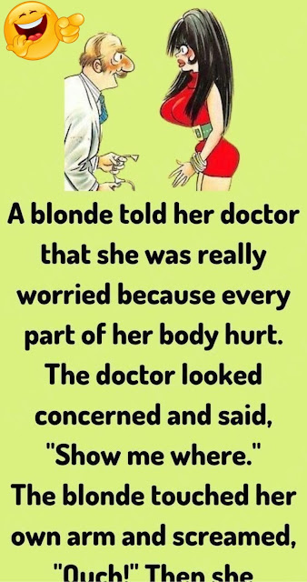 A Blonde’s Aches and Pains