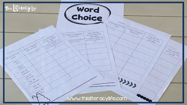 Authors use words to help readers create a picture. Use books to help students see how word choice matters.