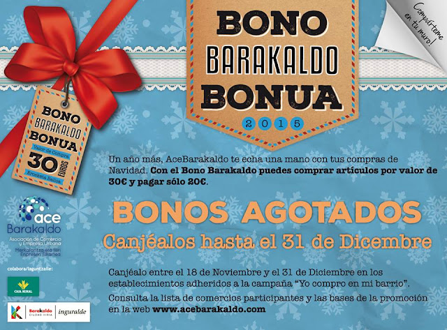 Bonos Barakaldo agotados