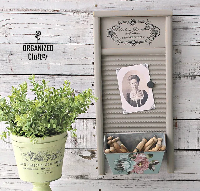 Photo of upcycled washboard