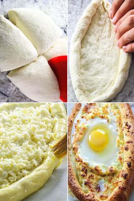 Do Georgia giáp với Biển Đen, nên những chiếc bánh mì có hình thuyền, phần phô mai tượng trưng cho mặt biển, và quả trứng chính là mặt trời. Người dân Georgia đã tái hiện hình ảnh cuộc sống của mình qua một món ăn như thế.