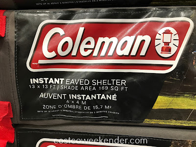 Costco 908881 - Coleman Instant Eaved Shelter: great for picnics, tailgating, and bbqs