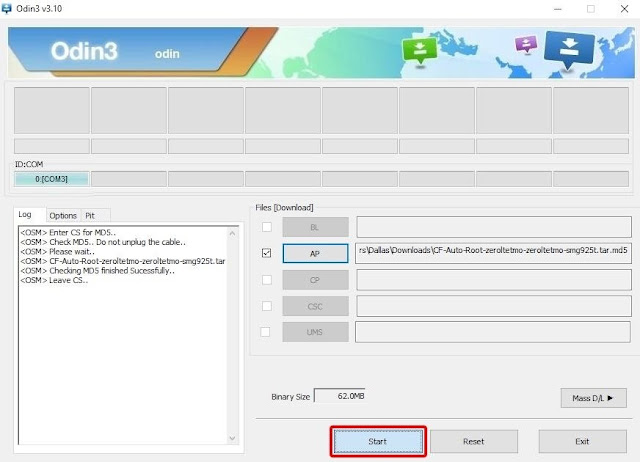 Root with Odin (Samsung Devices)