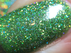 KBShimmer Mega Flame Collection, Spring 2016; Smells Like Green Spirit