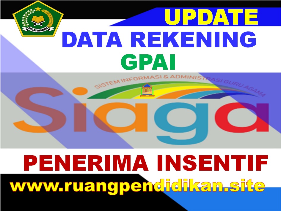 Update Data Rekening Bank Guru PAI