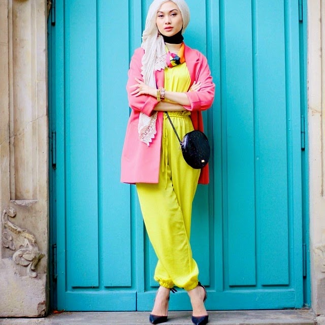  Foto Indah Nada Puspita, Hijaber Fashionable Ala Luar Negeri 2014