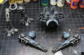 Painting Legio Tempestus Camouflage WIP