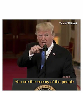 TRUMP YOU'RE THE ENEMY OF THE PEOPLE