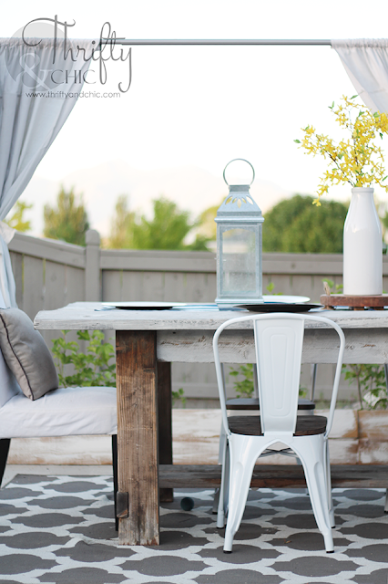 DIY outdoor patio decor and decorating ideas