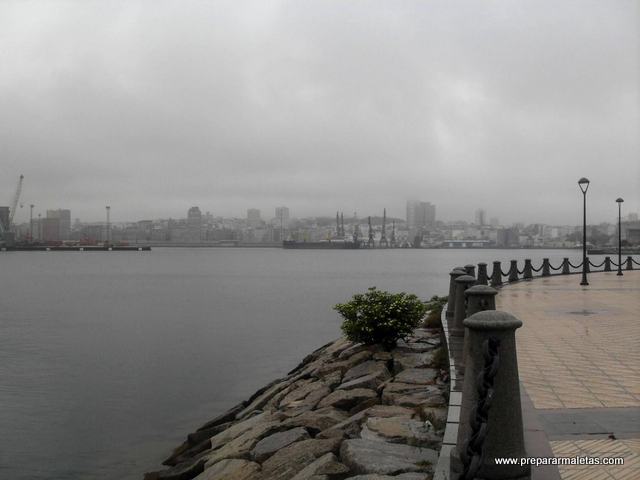 paseo marítimo en A Coruña