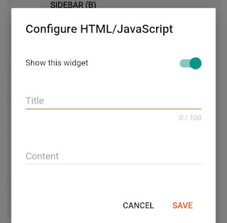Configure html javascript