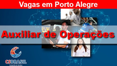 Empresa abre vagas para Auxiliar de Operações em Porto Alegre