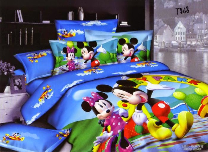 SPREI-KATUN-JEPANG-PANEL-ANAK-MICKEY-MOUSE-T8681