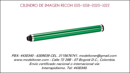 CILINDRO DE IMAGEN RICOH 1015-1018-2020-1022