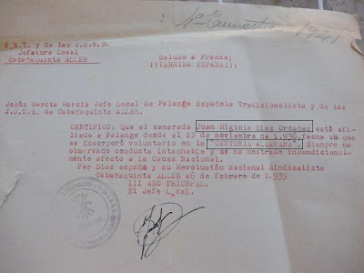 HISTORIA DEL CONCEJO DE ALLER: Certificados de Buena 