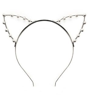 Pearl Cat Ears Headband