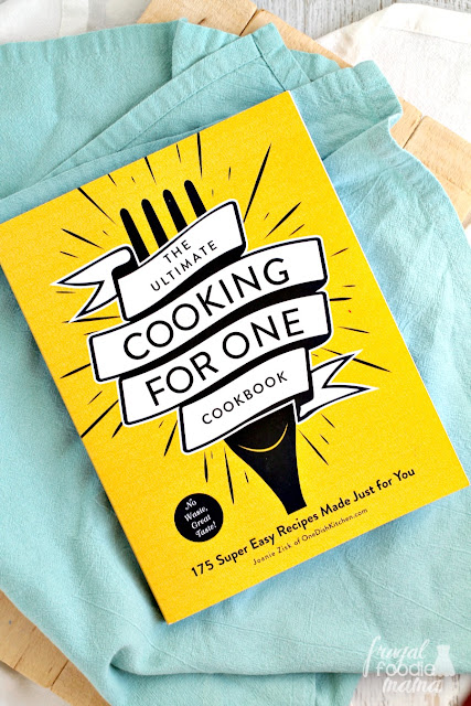 The Ultimate Cooking for One Cookbook is filled with 175 super easy single-serving recipes! Joanie covers everything in this cookbook, you all. From breakfast to chicken dishes to vegetarian options to desserts, you will have weeks & weeks of recipes perfectly portioned for one at your fingertips.