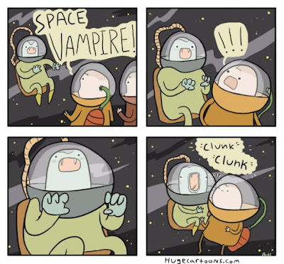 Meme de humor sobre vampiros espaciales