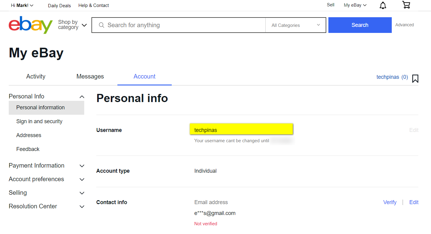 How to Change eBay Username User ID, eBay
