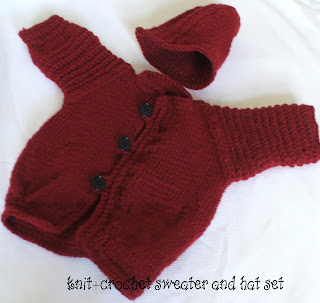 knit raglan sleeve baby sweater pattern