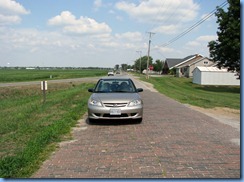 4135 Indiana - btwn Kimmell & Ligonier, IN - Lincoln Highway (Old 33) - brick section of Lincoln Highway - & Lincoln Highway (US-33)