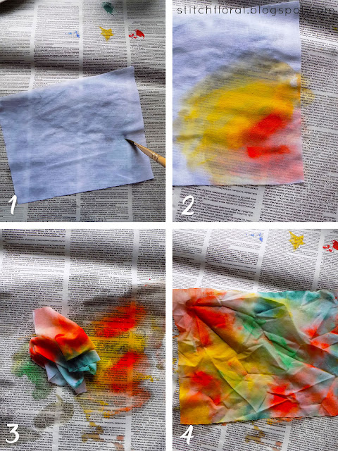 Fabric painting: paint vs watercolor