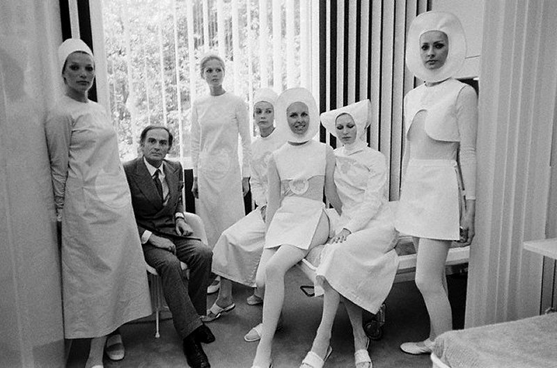 Nurse's Uniforms 1970 with Pierre Cardin