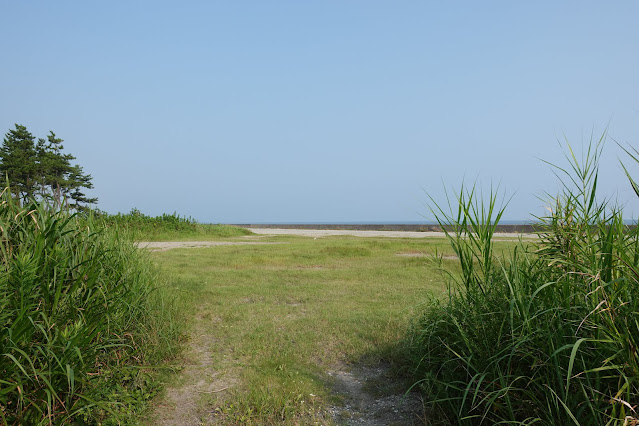 鳥取県の日吉津の海岸