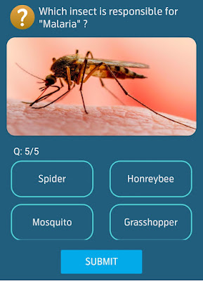 Which insect is responsible for "Malaria"?