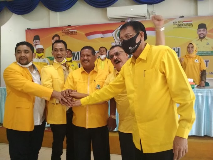 Dirwansyah Terpilih Sebagai Ketua DPD Golkar Kabupaten Pasaman Barat