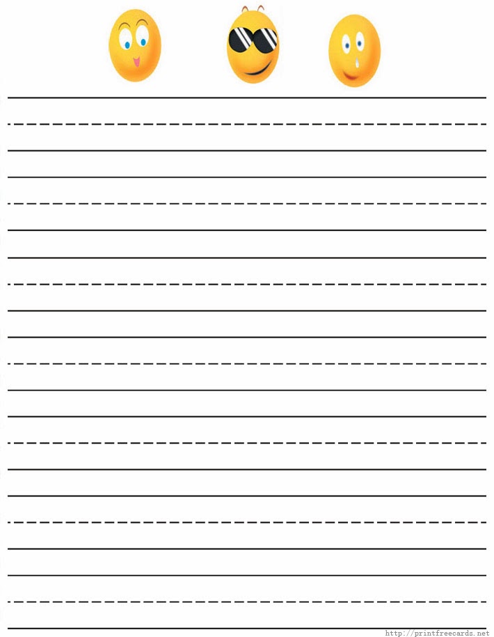 lined paper for kids