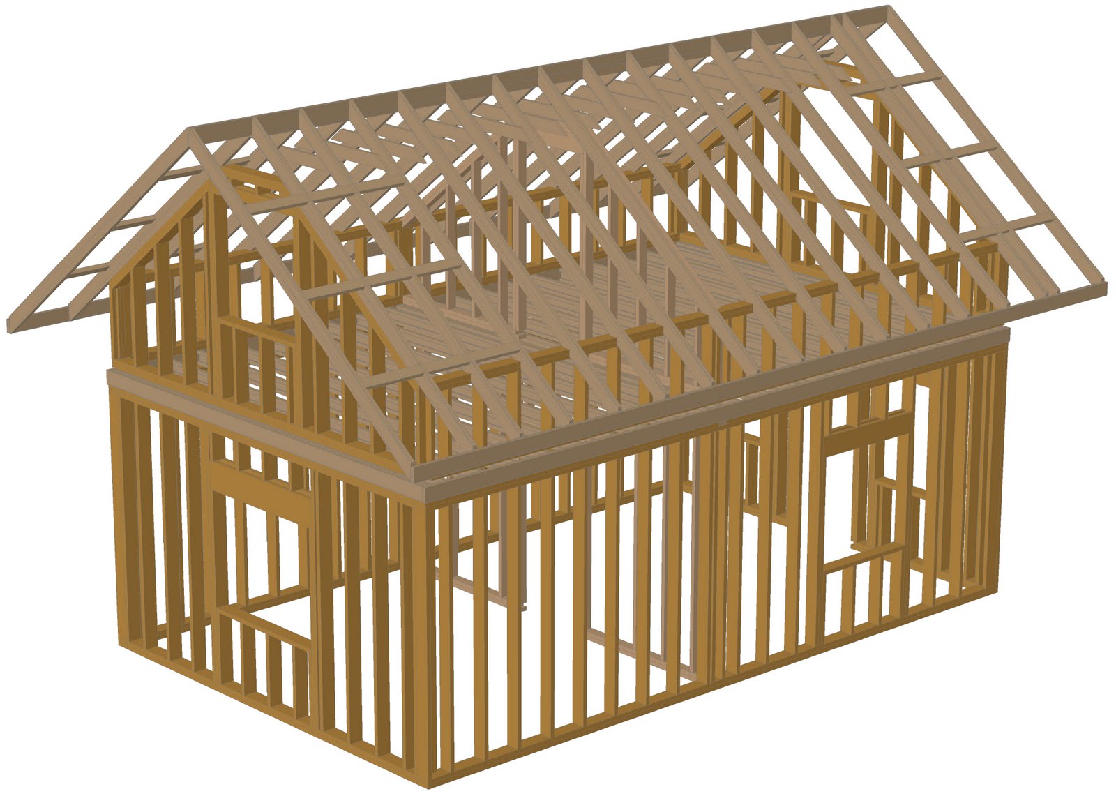 Framing a Frame House