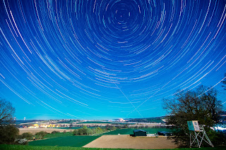 Astrofotografie Sternenhimmel Startrails Weserbergland