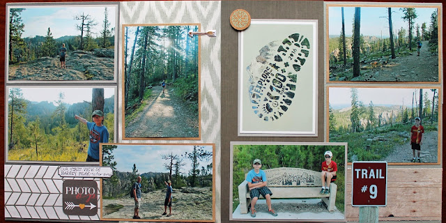 Harney Peak Trail Custer State Park South Dakota Scrapbook Page