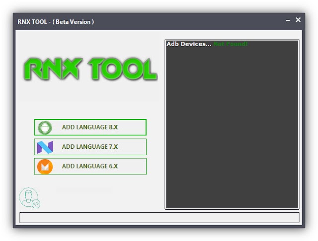 RNX Tool ANDROID MULTI LANGUAGES TOOL V 8.0 / 7.0 /6.0 Free Download