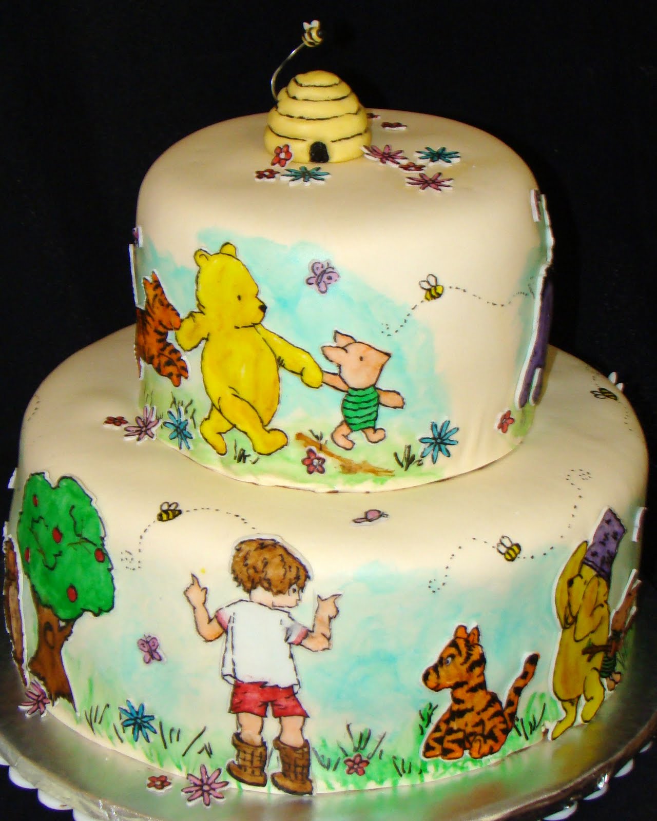 Layers of Love: Classic Winnie the Pooh cake