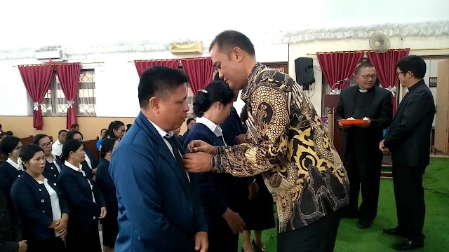 KETUA BKAG KOTA TEBING TINGGI LANTIK ST. HISAR EDWAR SIMANJUNTAK S.PD SEBAGAI KETUA FKGSM KOTA TEBING TINGGI PERIODE 2023 - 2027