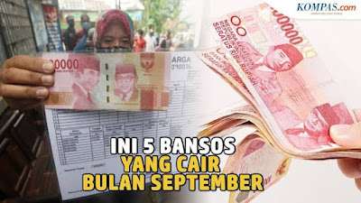 Catat! Ini Daftar 5 Bansos Cair Bulan September 2021